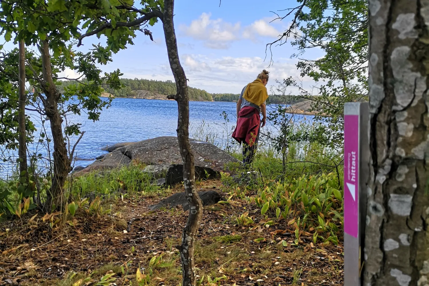 Hitta ut vid sjö Östhammar