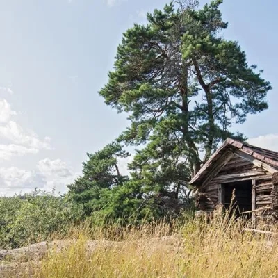 Stuga längs Roslagsleden